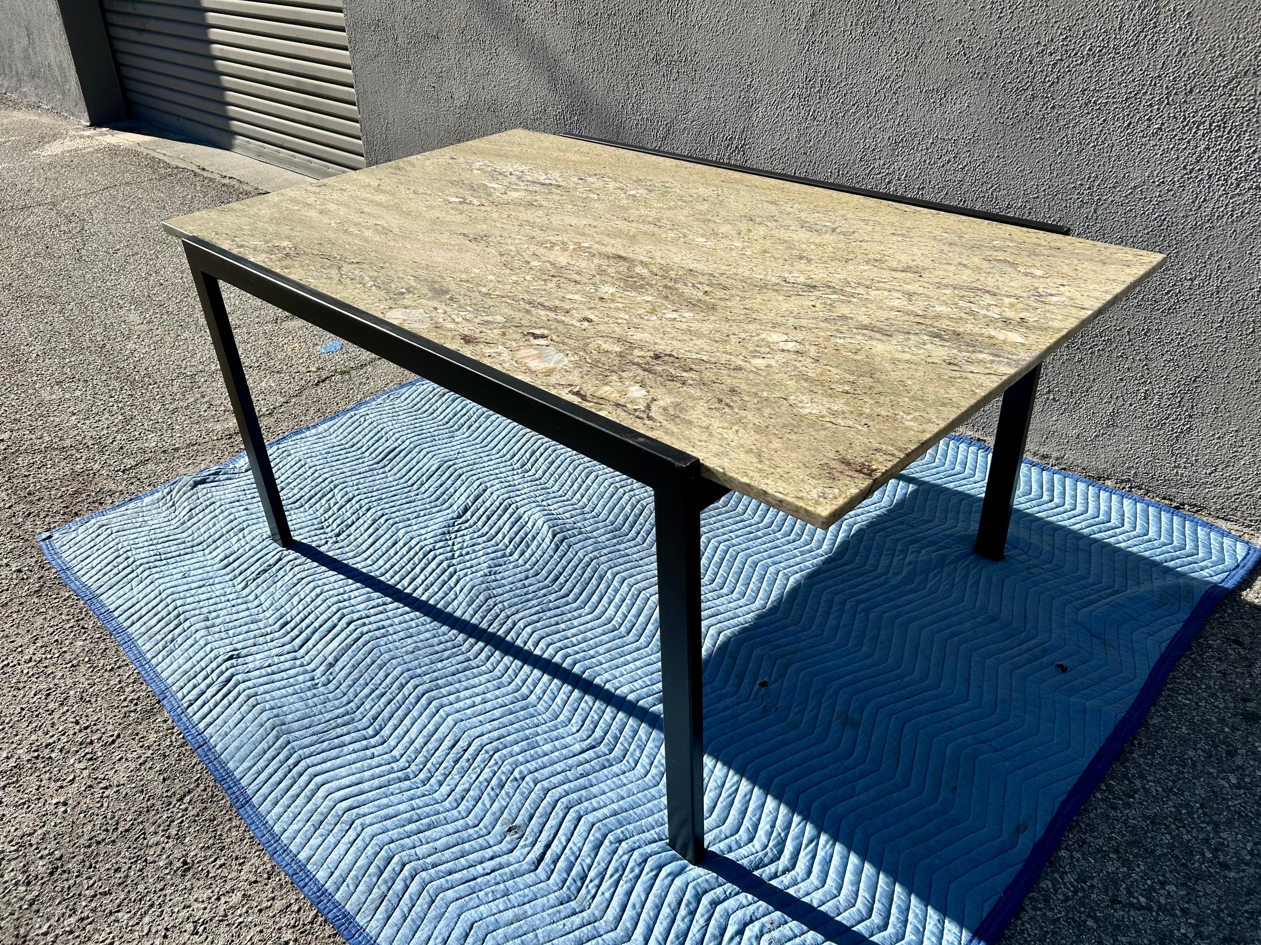 Metalwork  Occasional Dining Table or Desk Van Keppel Green  For Sale