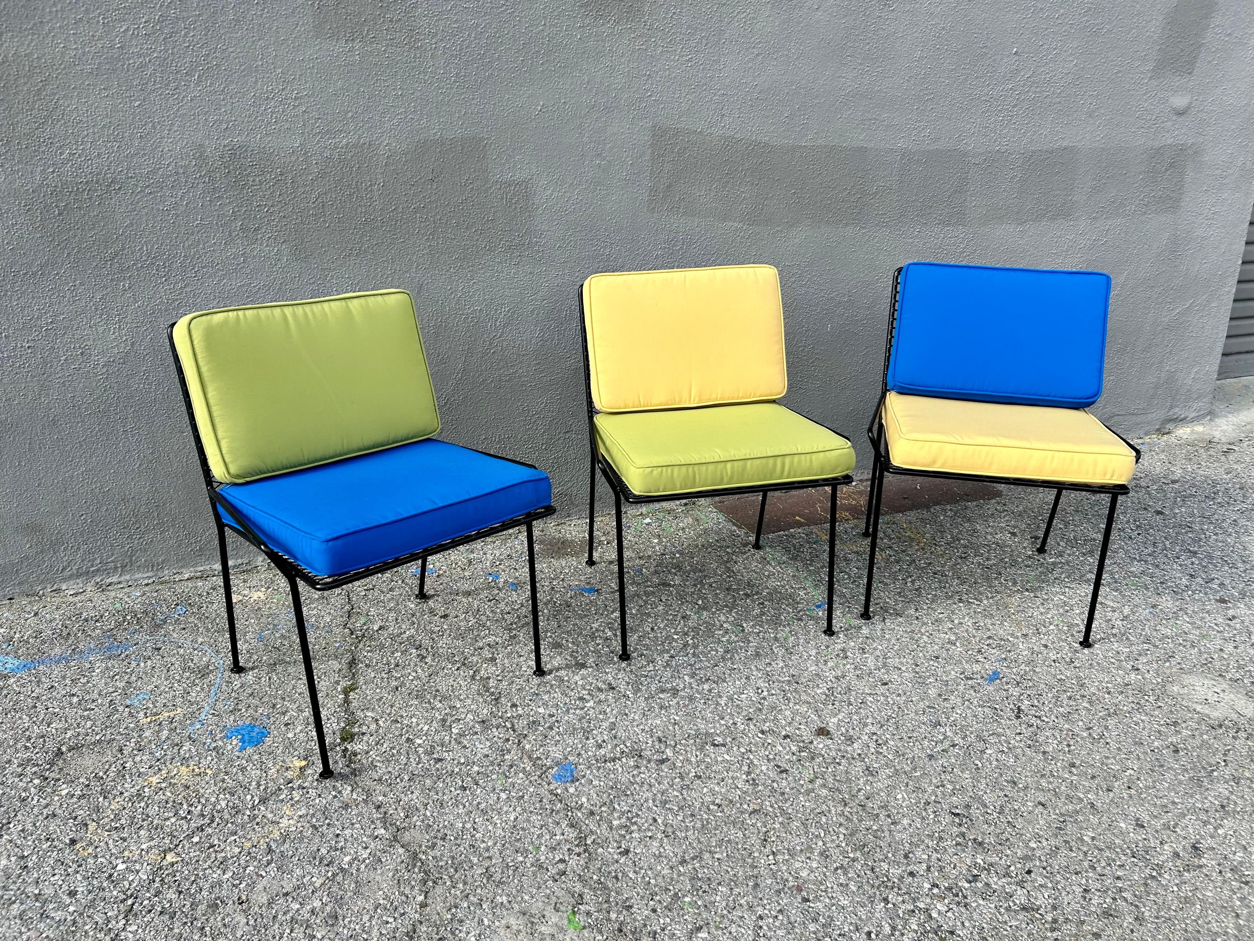 Occasional Iron Chairs Van Keppel Green In Good Condition For Sale In Los Angeles, CA