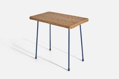 Van Keppel-Green, tavolino, ferro, vimini, USA, anni '50