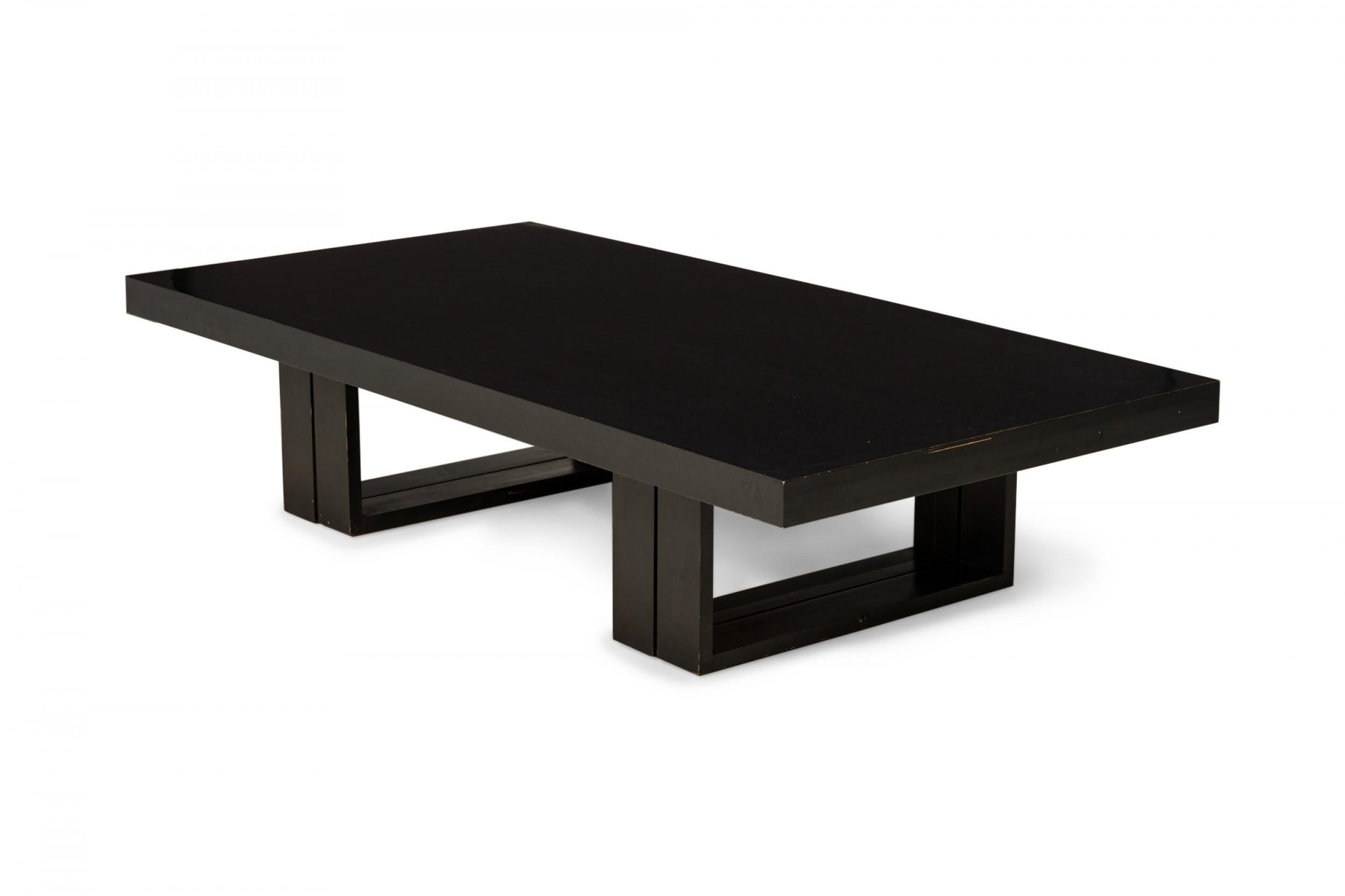 American Van Keppel Green VKG Ebonized Convertible Dining Table / Coffee Table For Sale