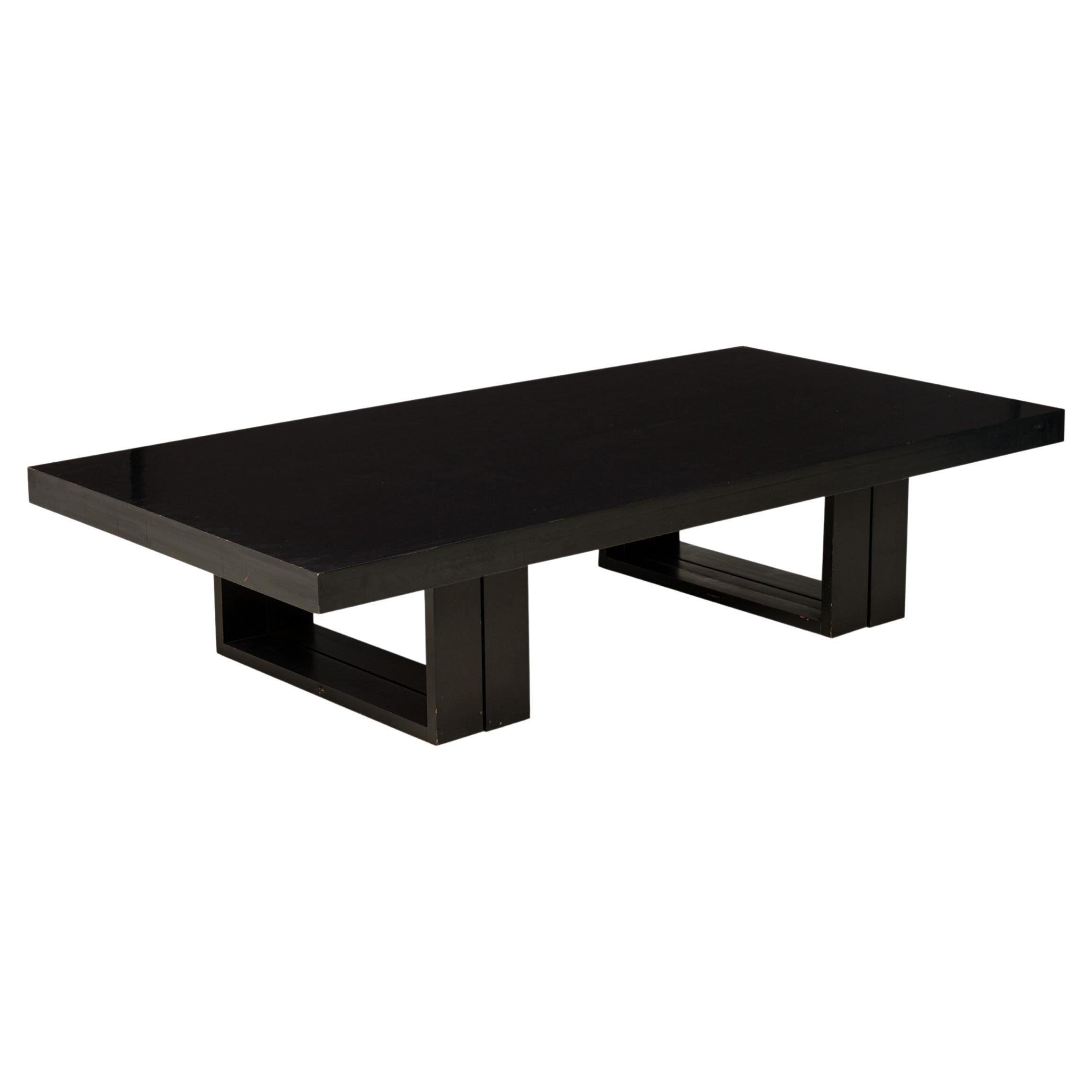 Van Keppel Green VKG Ebonized Convertible Dining Table / Coffee Table