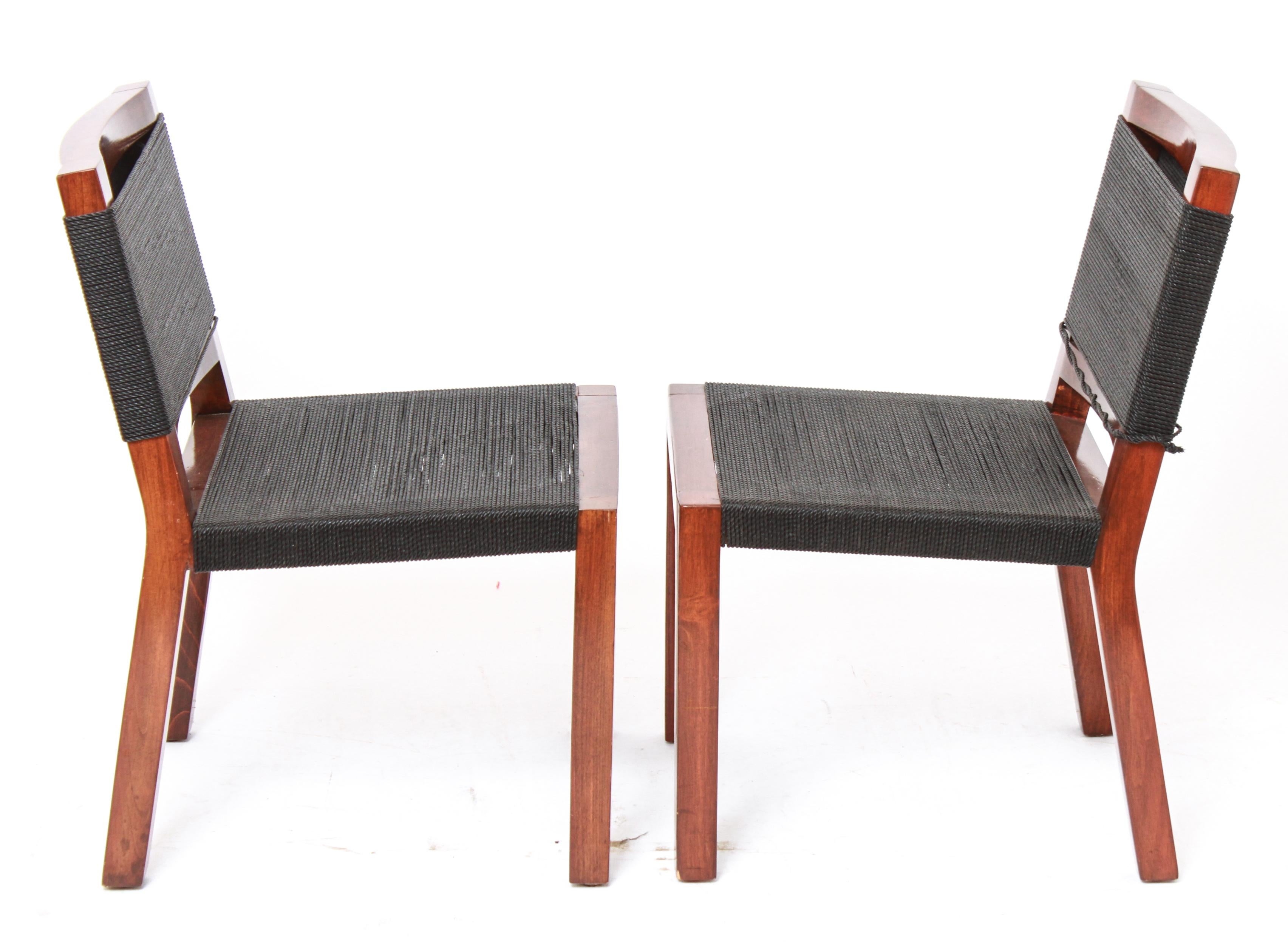 Van Keppel-Greene Modern Side Chairs In Good Condition In New York, NY