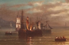 Marine at twilight from Nederland