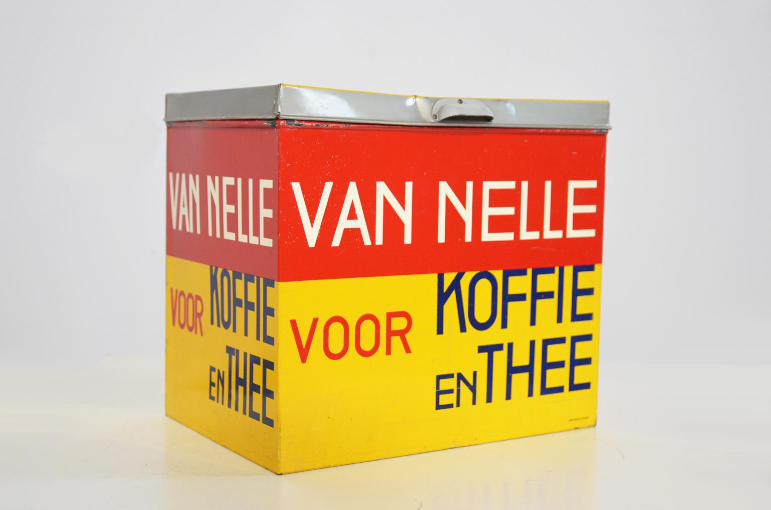 Mid-Century Modern Van Nelle Coffee or Tea Box by Jacques Jongert 1930's