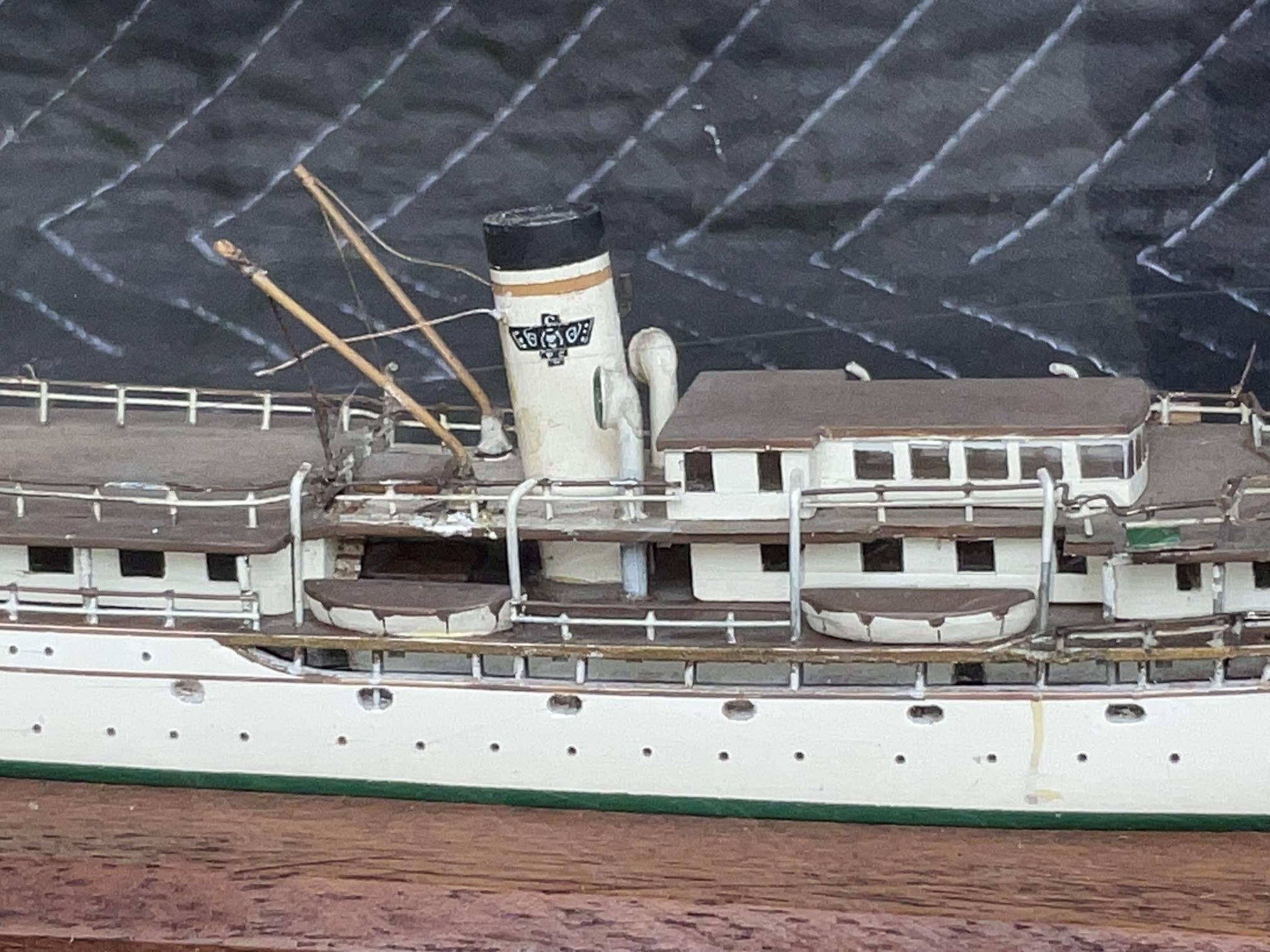 Legno Modello Van Ryper dello yacht a vapore Corsair in vendita