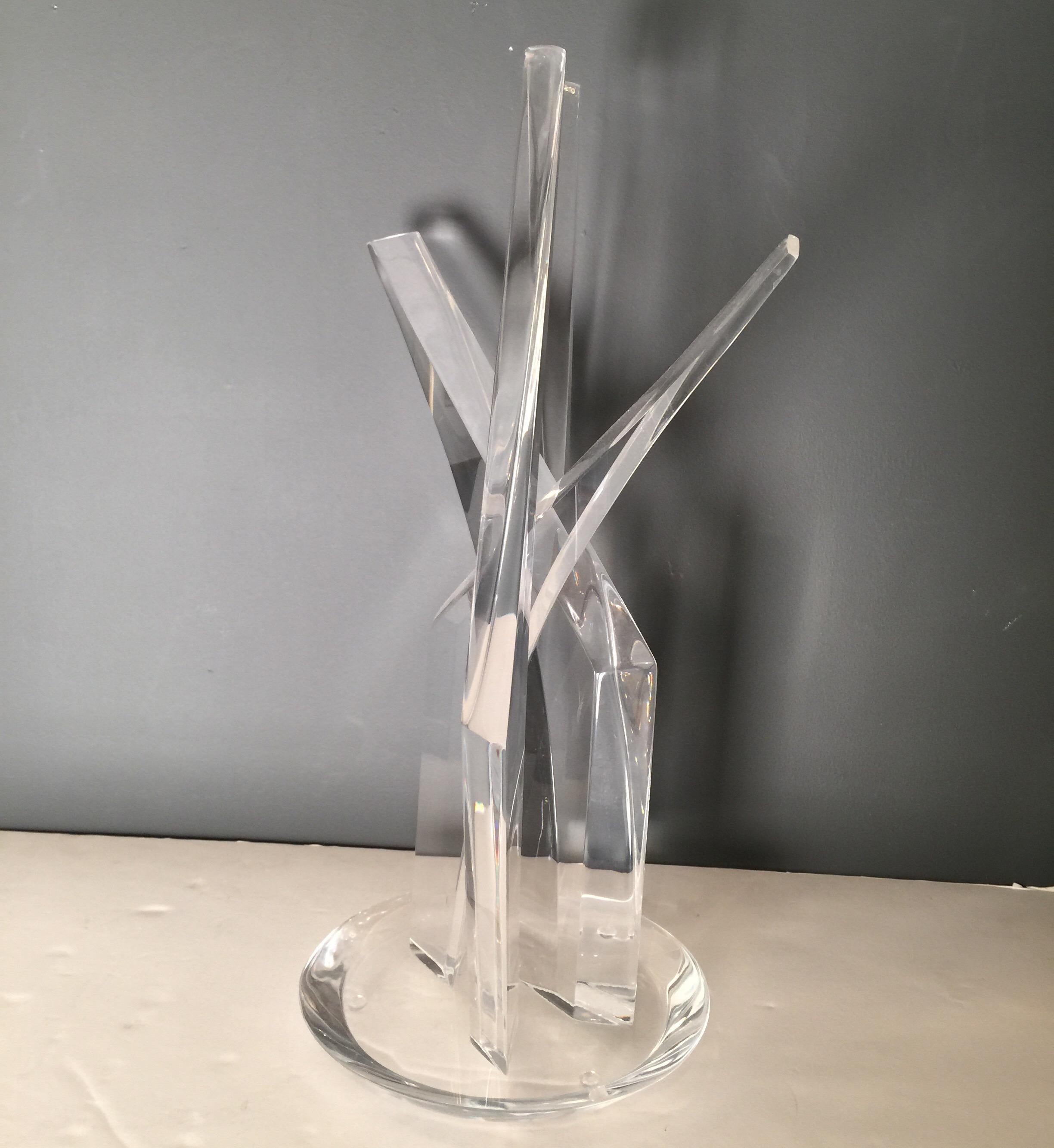 Van Teal Lucite Sculpture In Excellent Condition In Lambertville, NJ