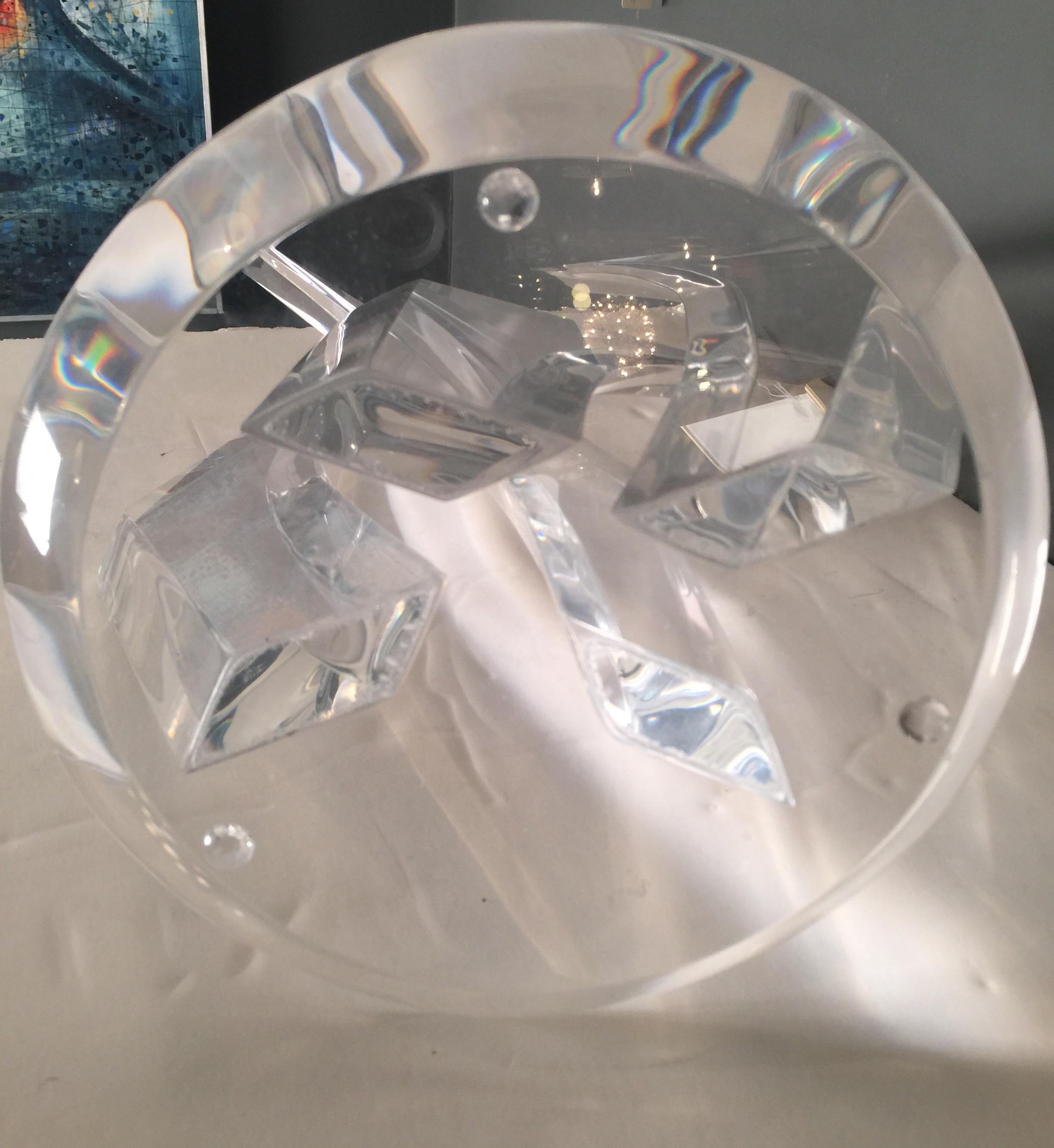 Van Teal Lucite Sculpture 1