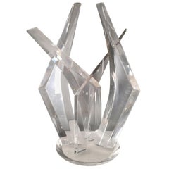 Van Teal Lucite Sculpture