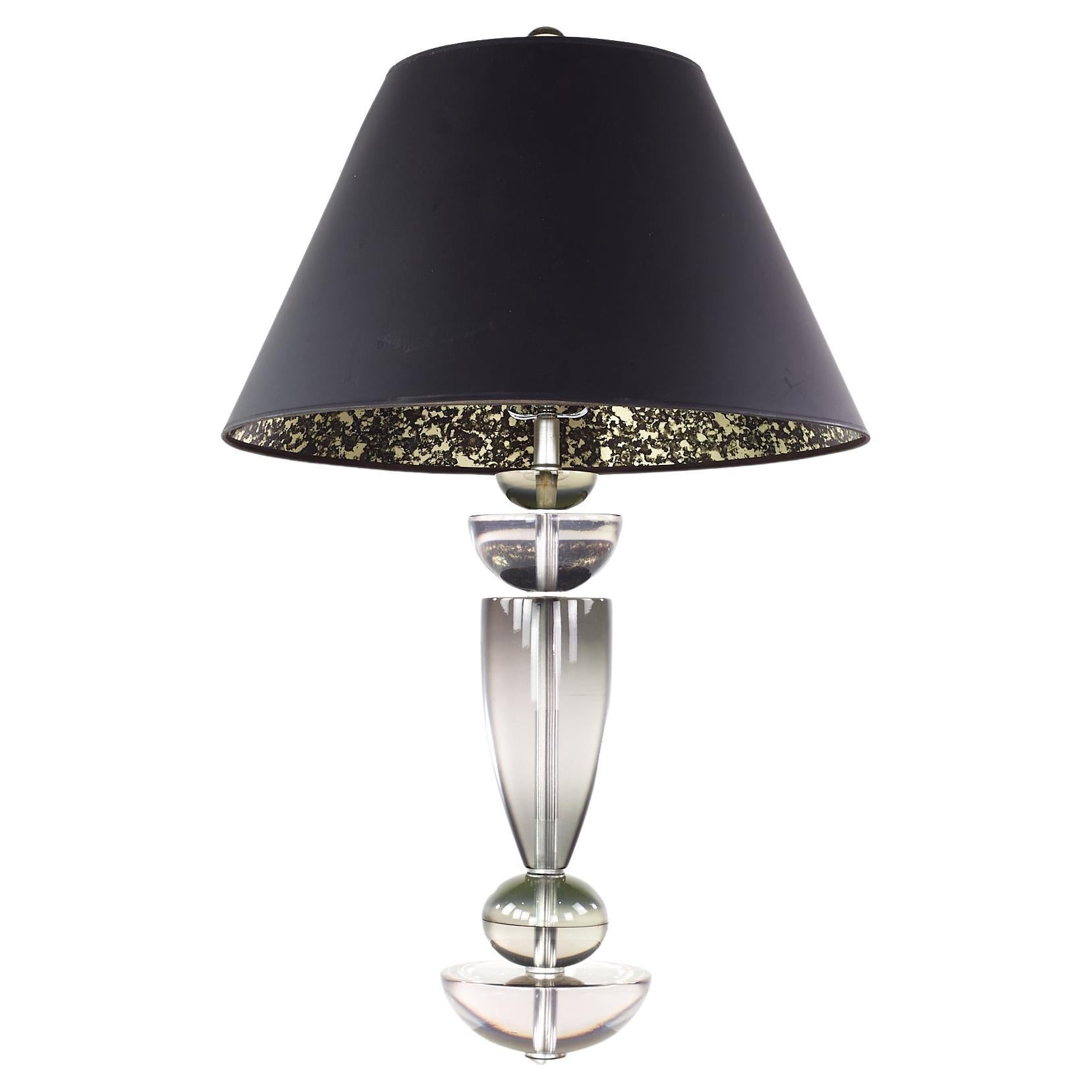 Van Teal Mid-Century Lucite Table Lamp