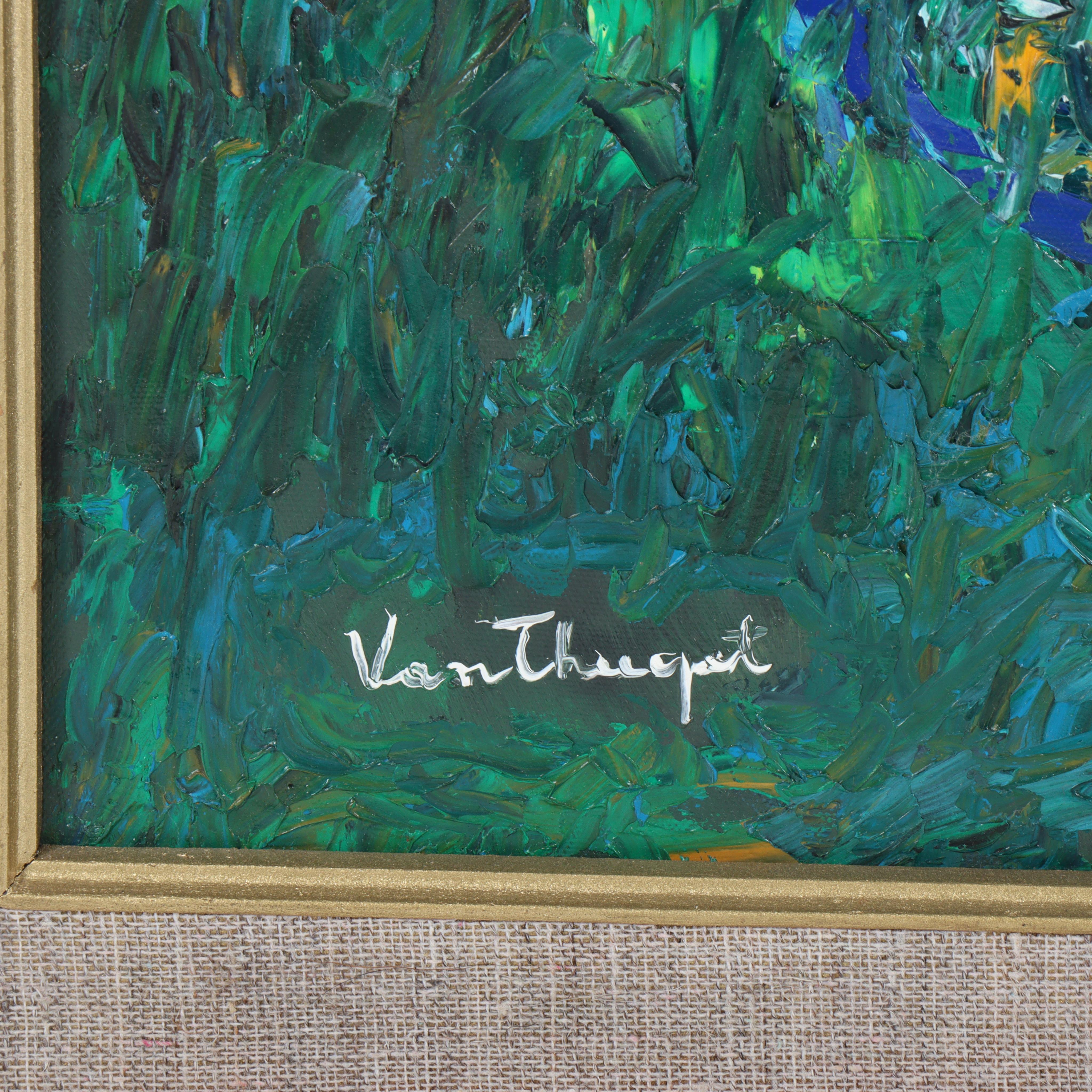 abstracto con espejo - Painting Abstracto de Van Thuyet