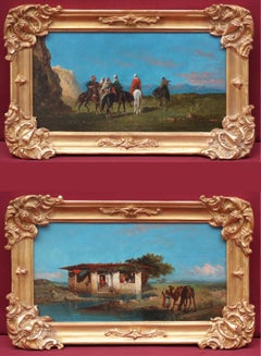 Orientalist Scenes in Pair - Dutch Painting 19th Century