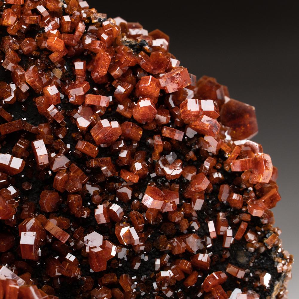 Vanadinite Crystal Cluster on Matrix - From Mibladen, Atlas Mountains, Khénifra For Sale 2