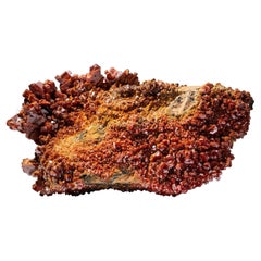 Grupo de cristales de vanadinita sobre matriz procedentes de Mibladen, montañas del Atlas, Khénifra Pr