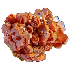 Vanadinite Crystal Cluster on Matrix from Mibladen, Atlas Mountains, Khénifra Pr