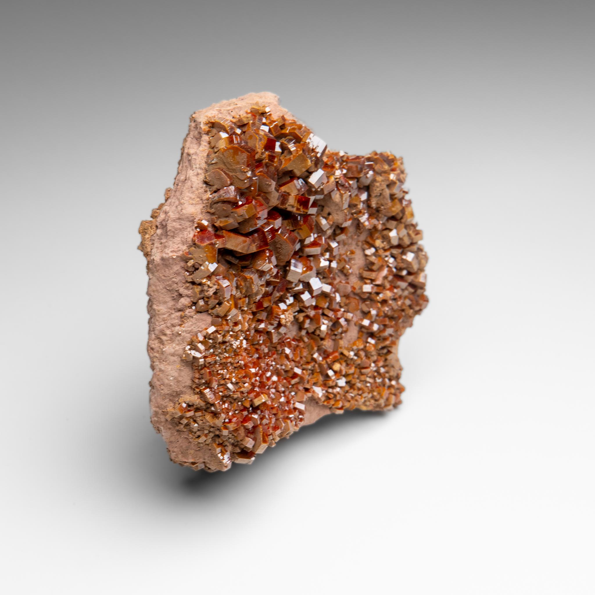 Vanadinite Crystal Cluster on Matrix - From Mibladen, Atlas Mountains, Morocco In condizioni Nuovo in vendita a New York, NY