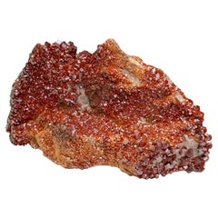 Vanadinite Crystal Cluster on Matrix - From Mibladen, Atlas Mountains, Morocco