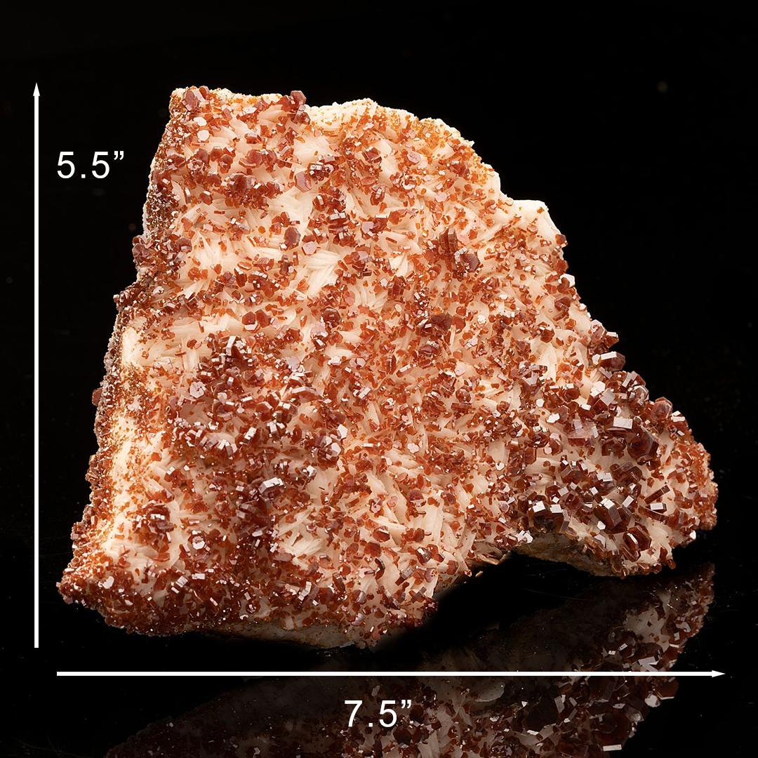 Vanadinite on Barite From Morocco in vendita 1
