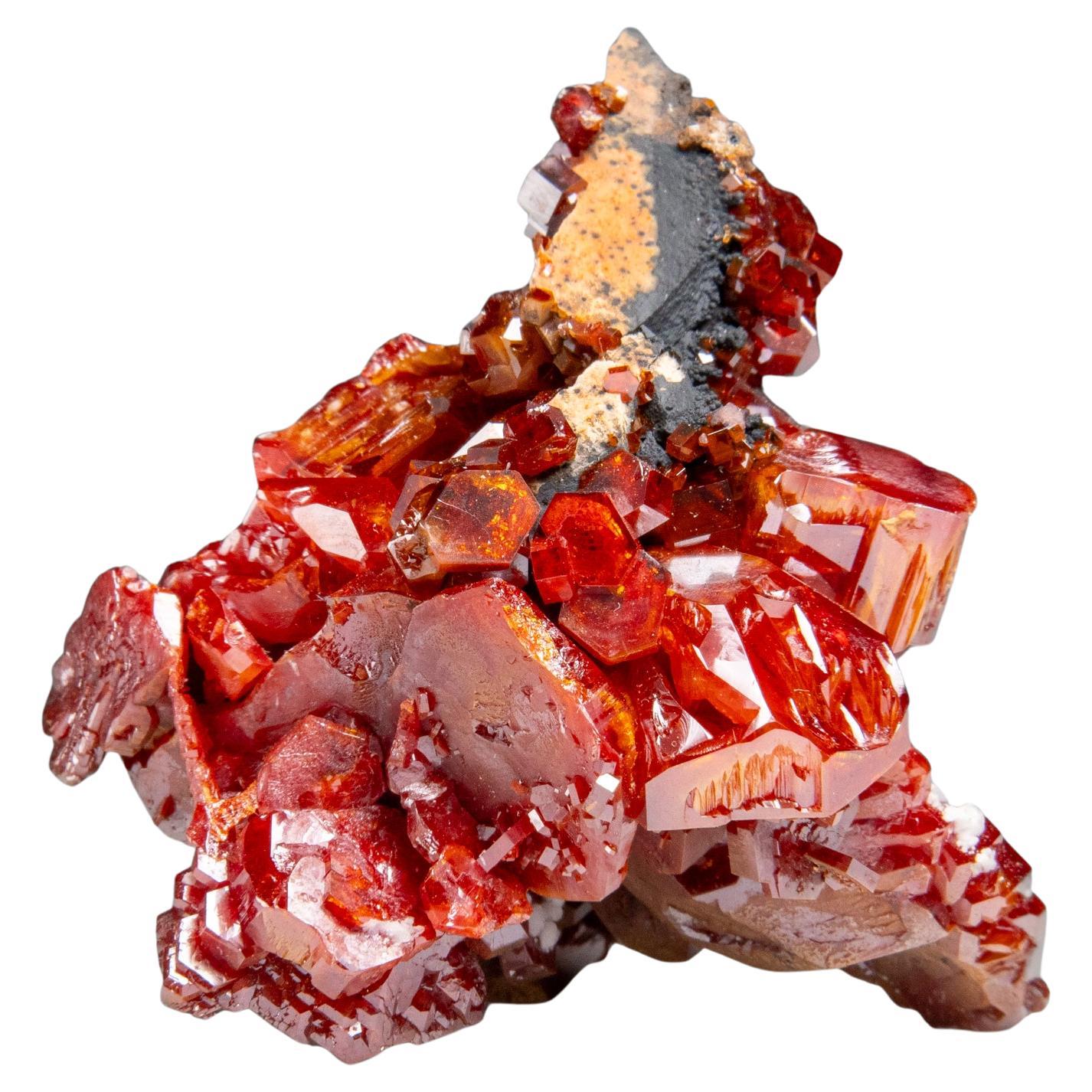 Vanadinite (Parallel Hoppered Growth) Crystal Cluster from Morocco (146. grams)