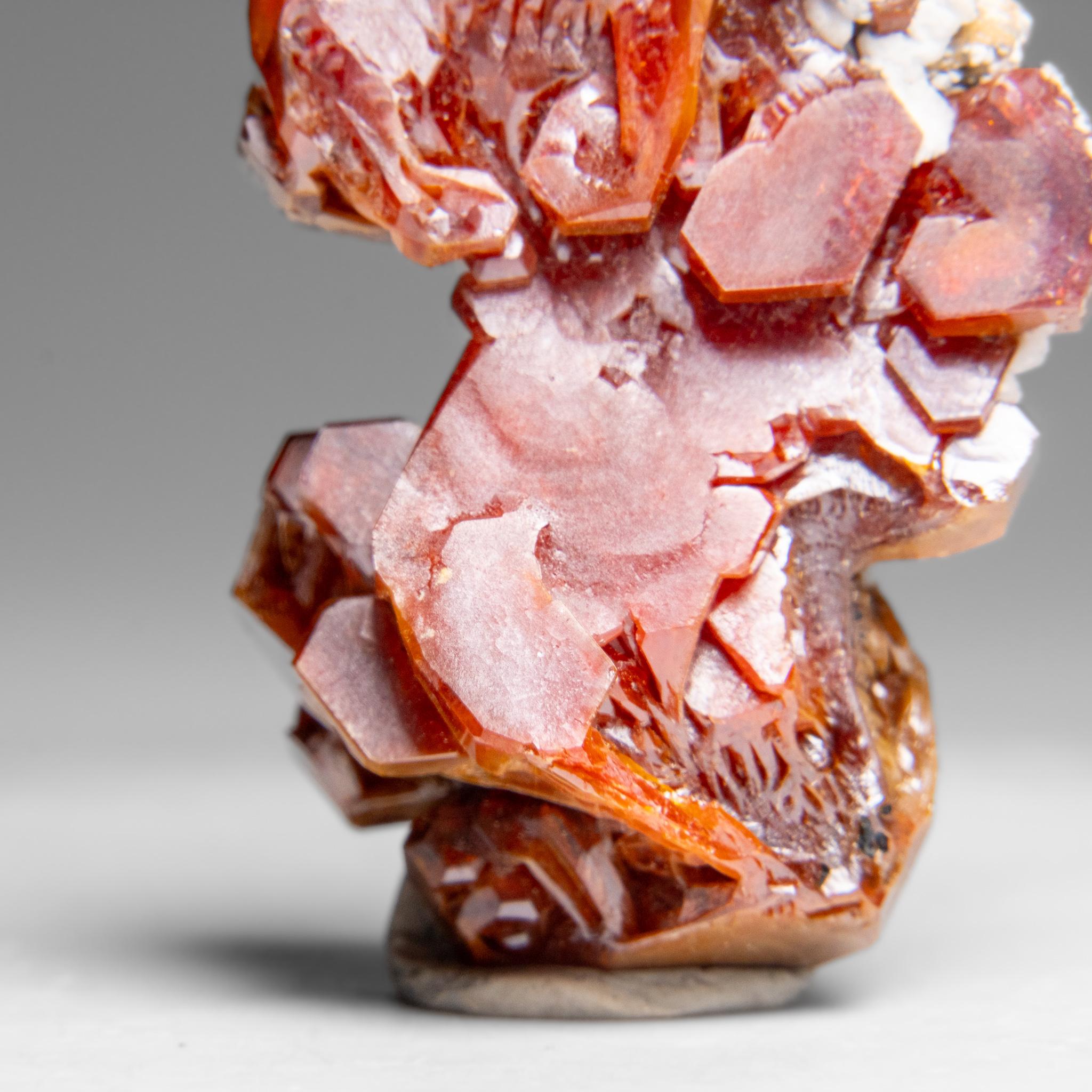Vanadinite (Parallel Hoppered Growth) Crystal Cluster from Morocco (29.1 grams) For Sale 4