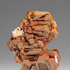 Vanadinit-Kristallcluster aus Marokko (29,1 Gramm) (Paralleles Trichterwachstum)