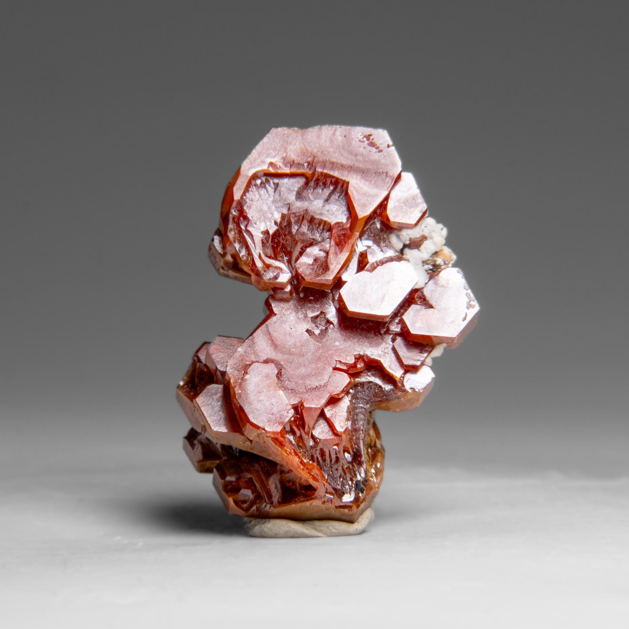 Moroccan Vanadinite (Parallel Hoppered Growth) Crystal Cluster from Morocco (29.1 grams) For Sale