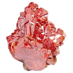 Vanadinite (Parallel Hoppered Growth) Crystal Cluster from Morocco (41.7 grams)