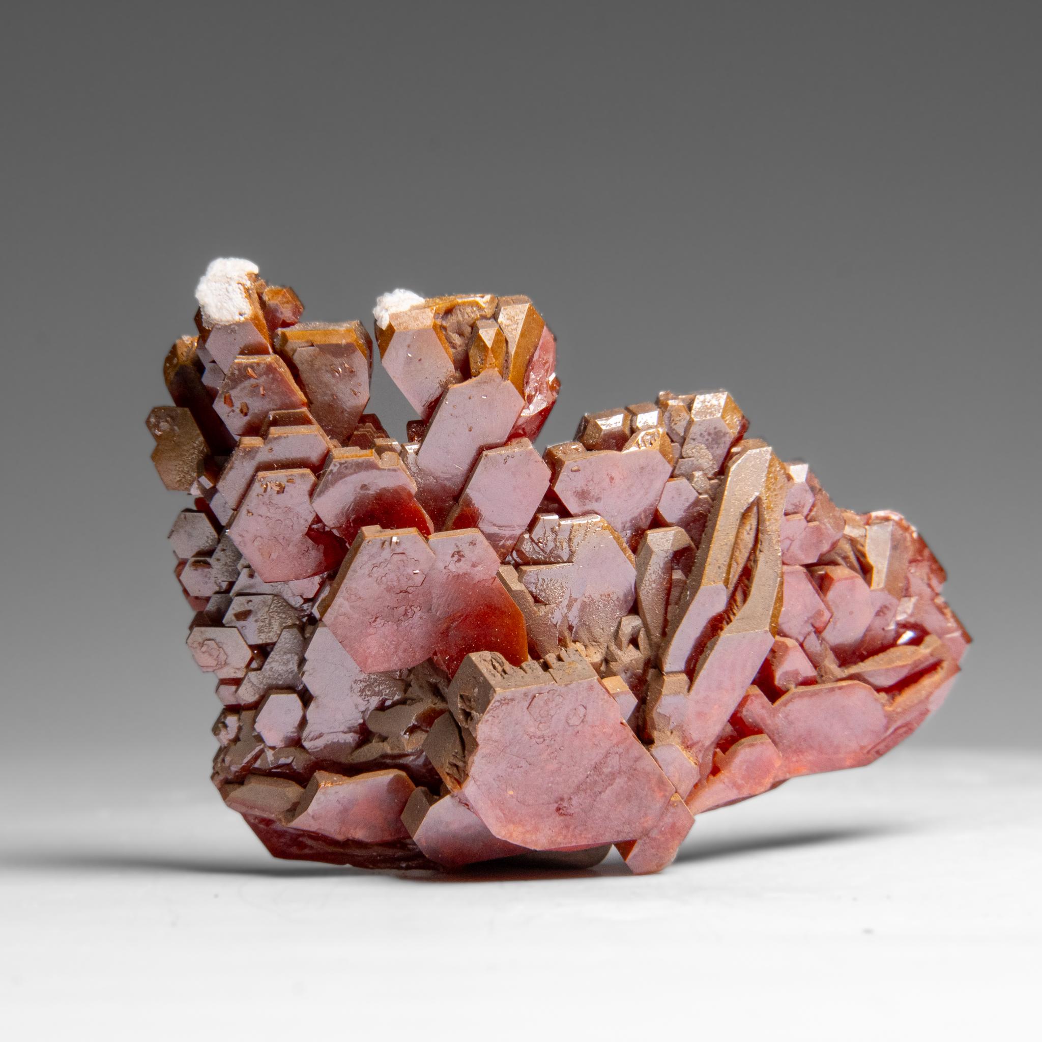 Vanadinite (Parallel Hoppered Growth) Crystal Cluster from Morocco (47.4 grams) For Sale 1