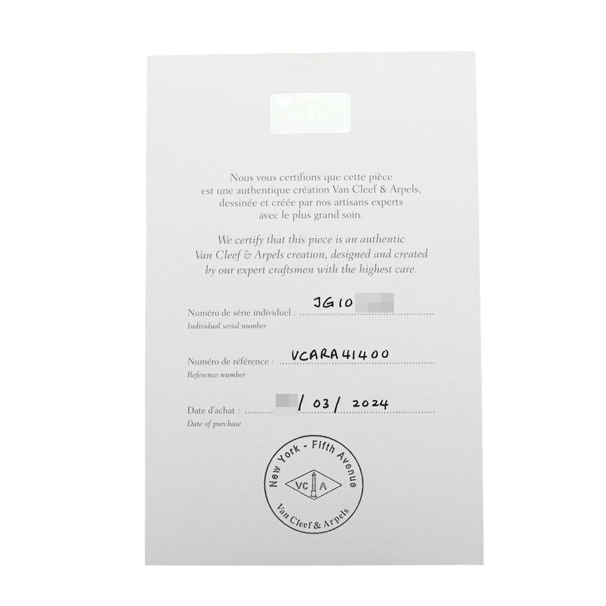 VanCleef&Arpels Vintage Alhambra Bracelet Diamants 2.41ct Or jaune 18K en vente 3