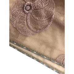 Châle Vanda Smith, perlé à la main, dentelle vintage des années 1930