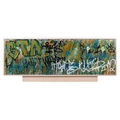 Vandalism Cabinet 04 - Handmade Cabinet, Hand-Painted with Graffiti-style Art XL