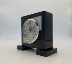 Vandor Post-Modern Marble Table Clock, 1985