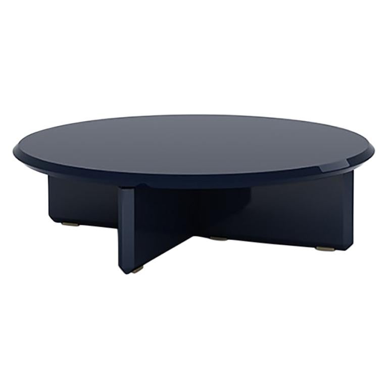 Vane Coffee Table Lapis Blue by Frank Chou For Sale