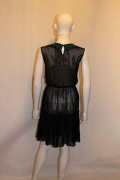 Vanessa Bruno Black Silk Dress