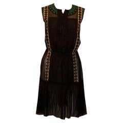 Vanessa Bruno Black Silk Dress