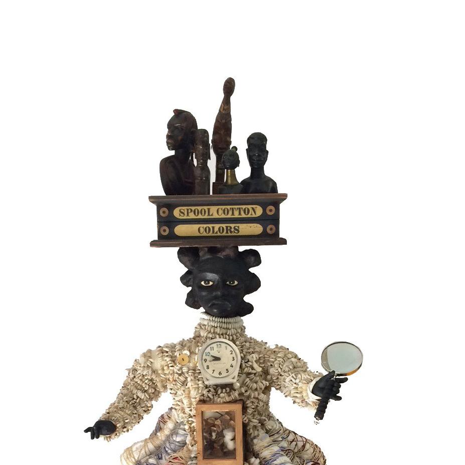 I am armed. i am an army., an exhibition of new work by artist, poet and performer Vanessa German. The exhibition features twenty-nine of German's signature mixed-media power figures originally conceived for her recent MATRIX exhibition i come to do