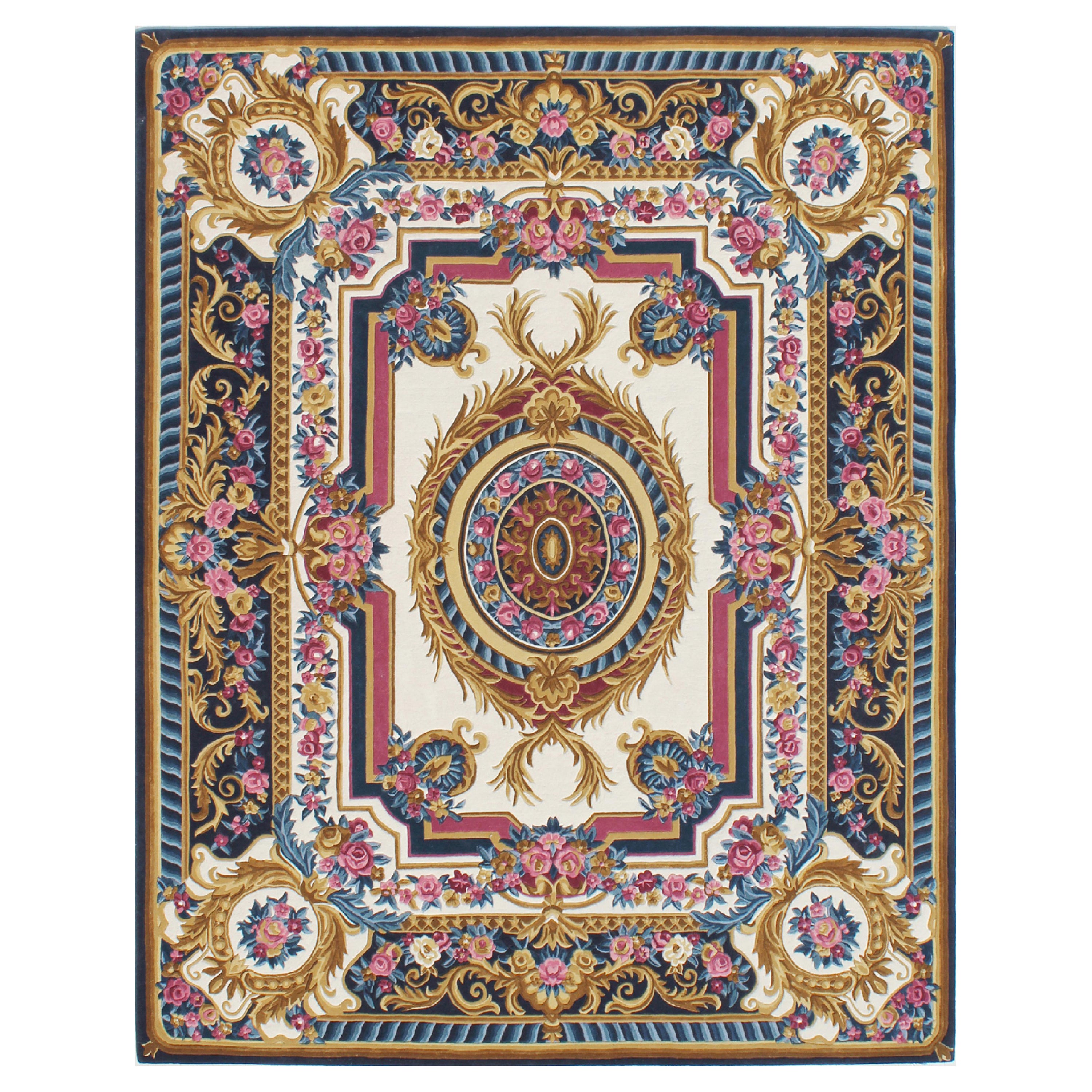 VANESSA - Tapis transitionnels en laine et soie touffetés à la main, multicolores, faits main