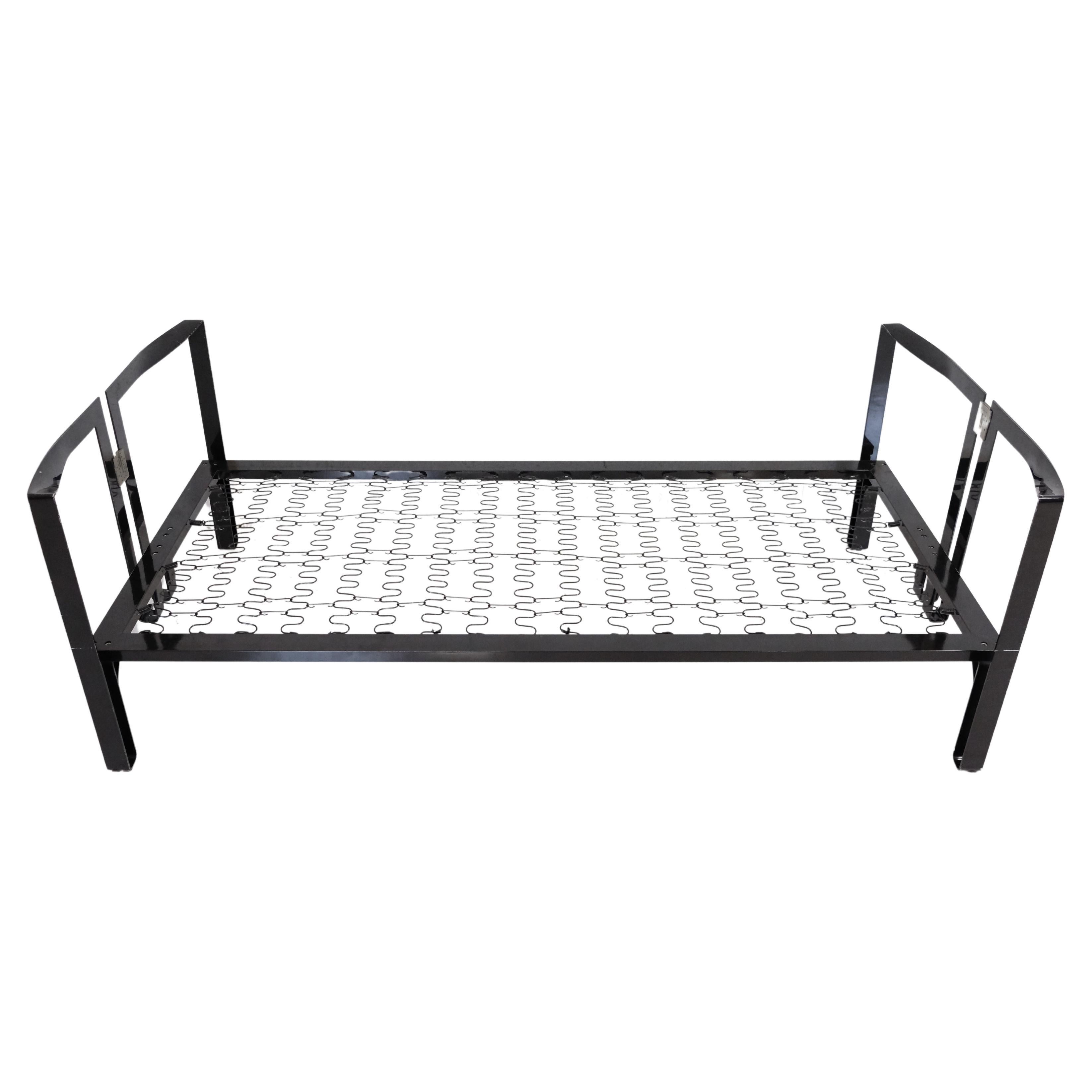 Vanessa metal bed by Tobia Scarpa for Gavina 70s  For Sale