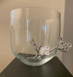 Vanessa Mitrani Glass Cherry Blossom Sculpture Bowl Paris France