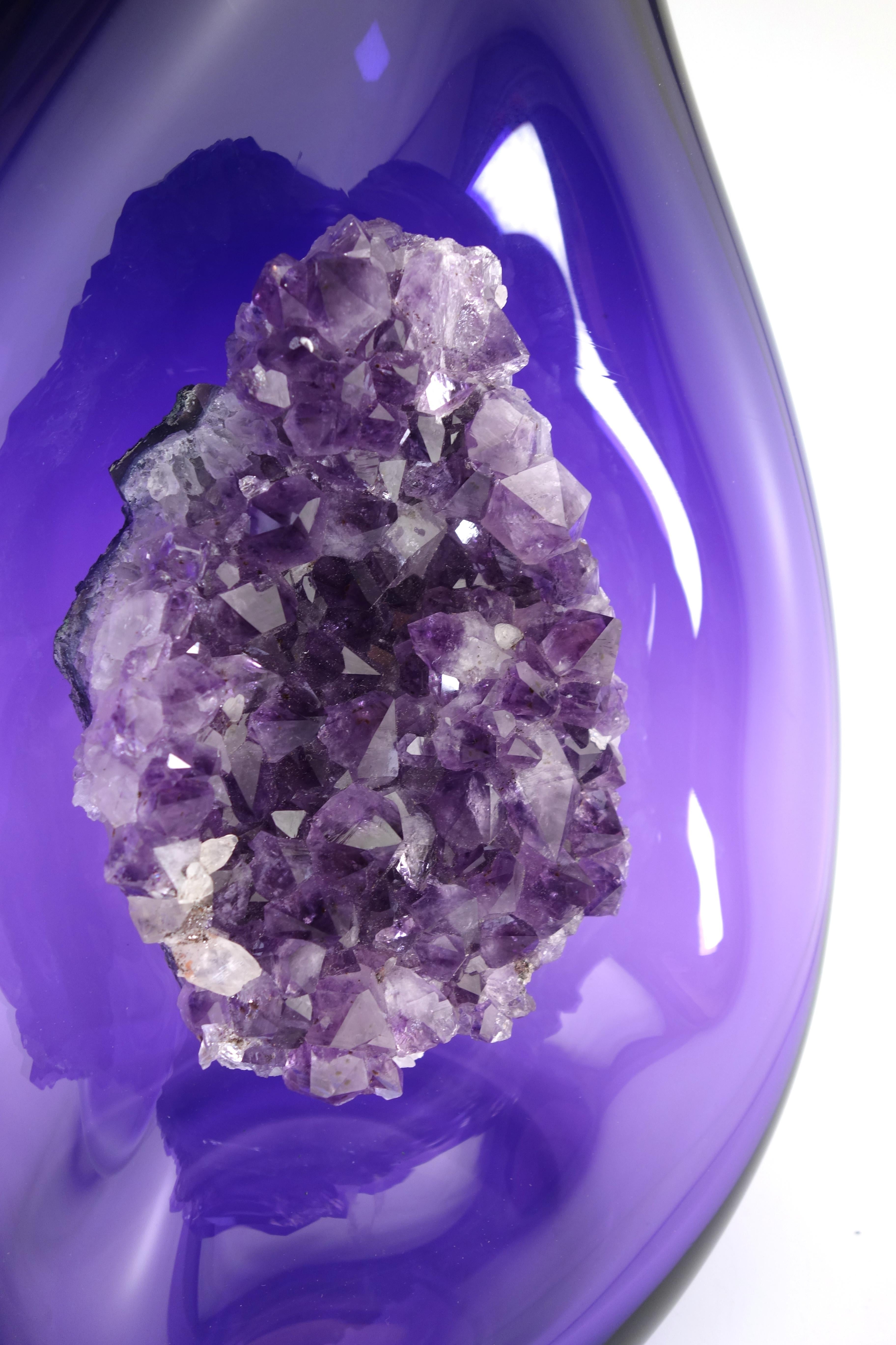 Ametista Vanessa Mitrani - Precious 232 - Verre Soufflé - Amethyste in vendita