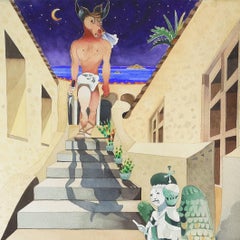 'Minotaur Descending', California woman artist