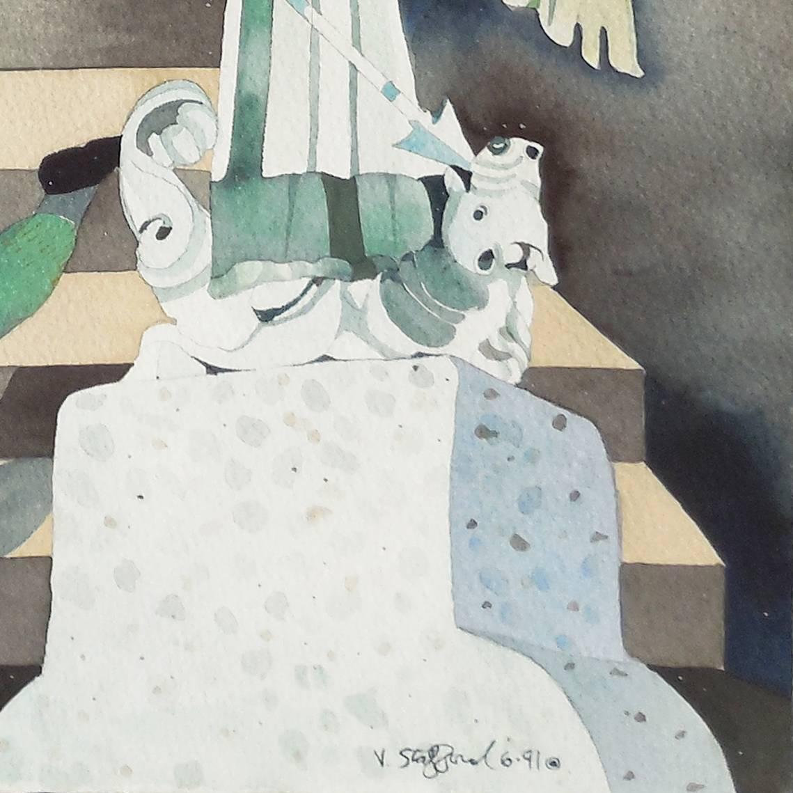 'Minotaur Descending', California woman artist For Sale 2