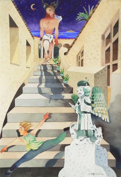 'Minotaur Descending', California woman artist