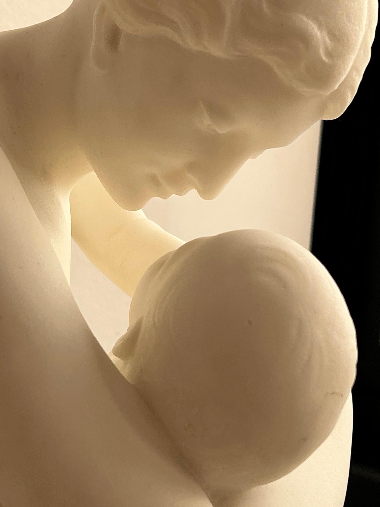 marble net sculpture