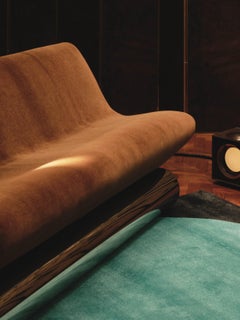 Vanguard Rich Tobacco Velvet Sofa by Studio Brocky