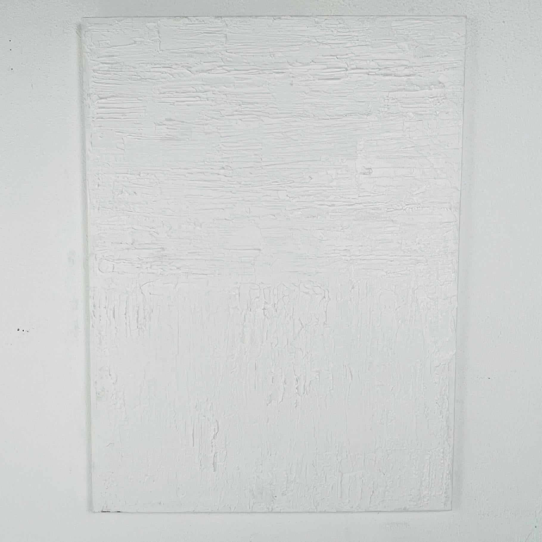 Peinture à l'huile blanche texturée 