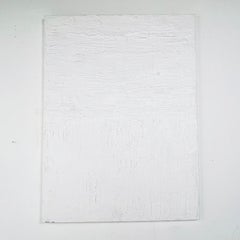 "Winter" Textured White Oil Painting