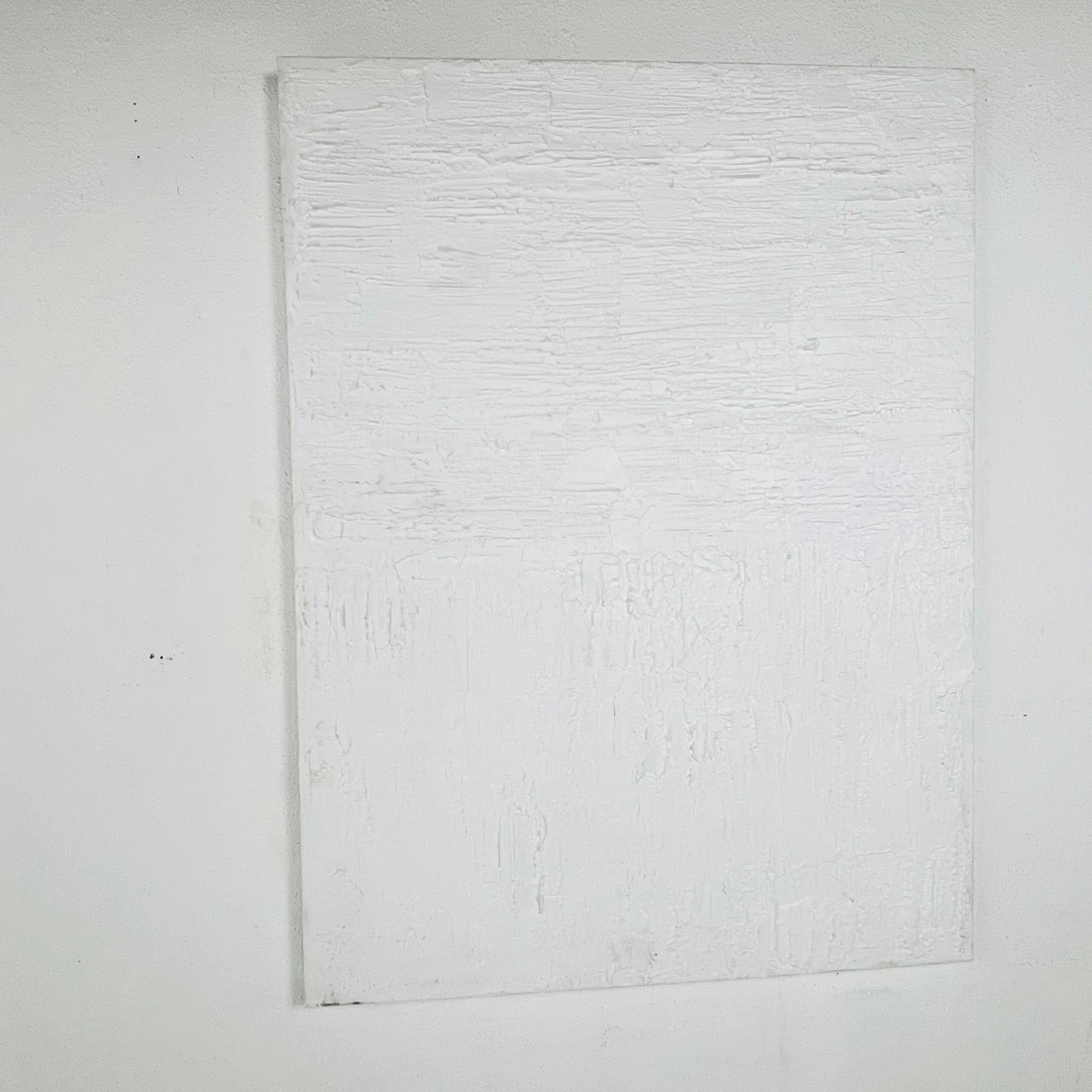 Peinture à l'huile blanche texturée 