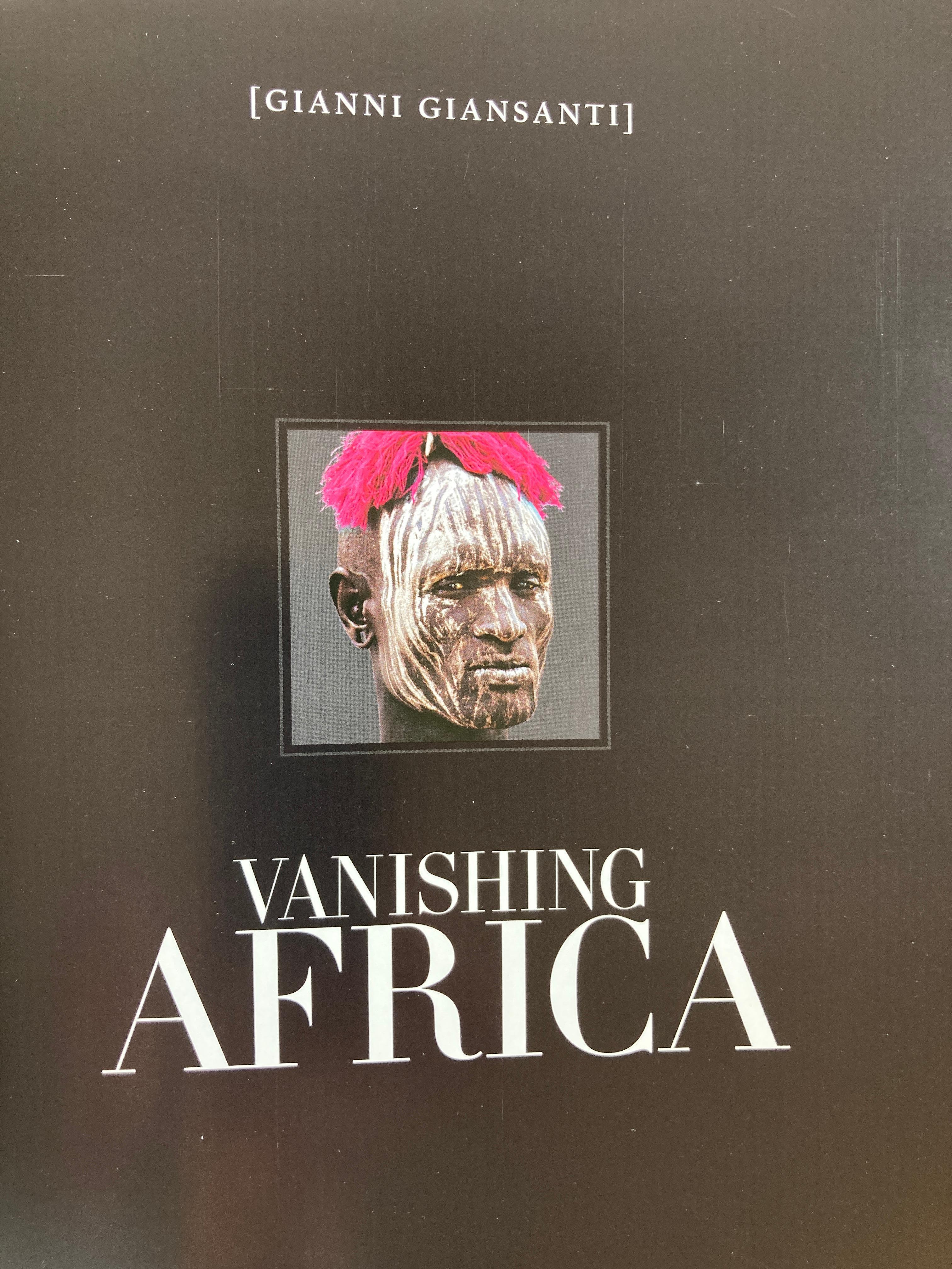 African Vanishing Africa by Giansanti, Giann Hardcover Photography Book For Sale