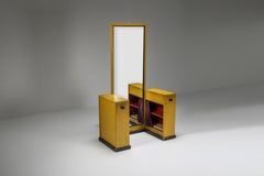 Modernist Yellow Vanity by Hendrik Wouda, Pine & Marble, 1924