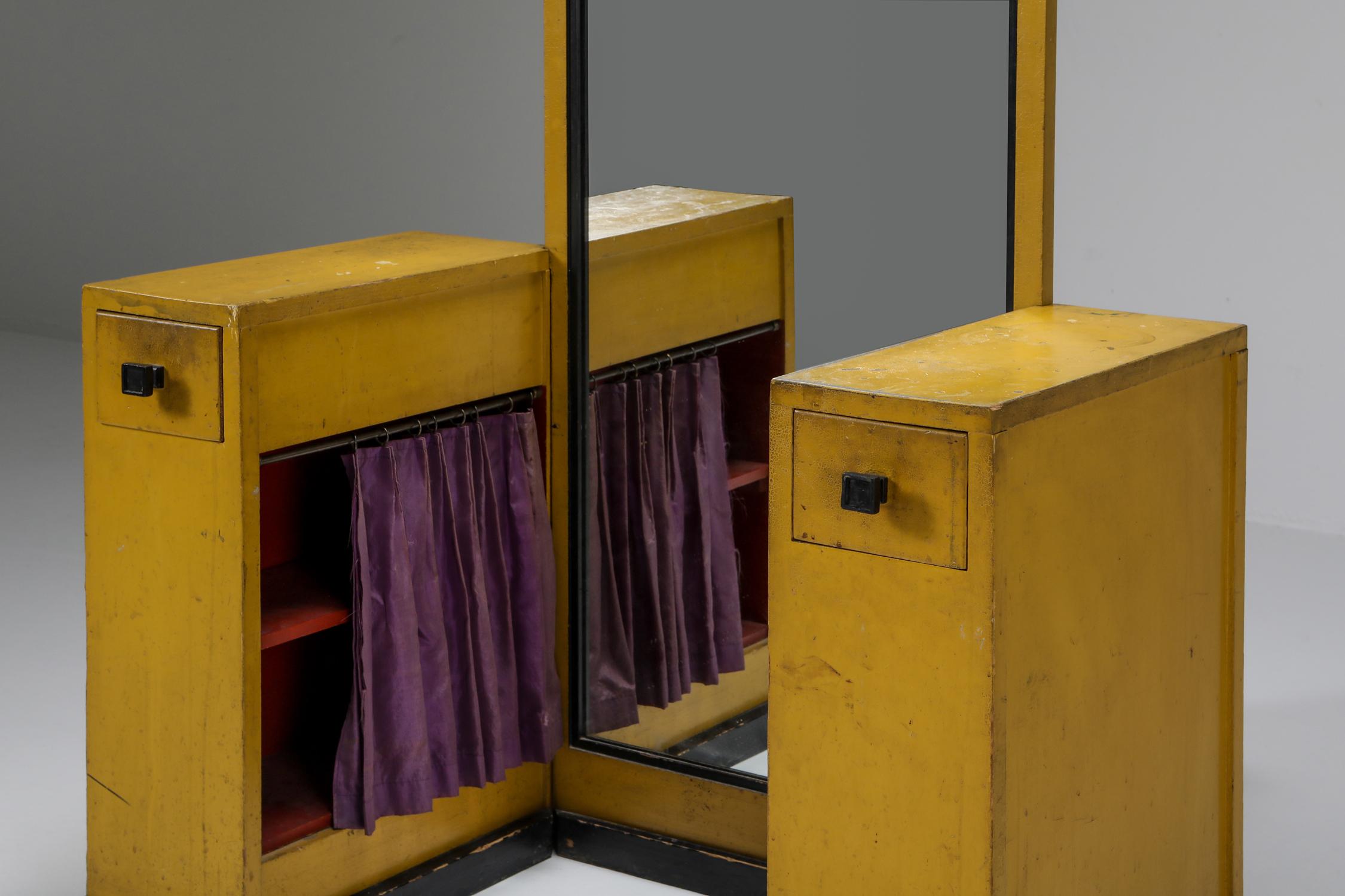 Belgian Black Marble Vanity by Dutch Modernist H.Wouda, 1924